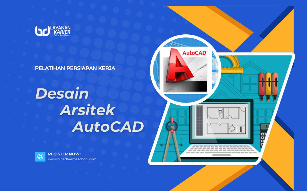 Paket Pelatihan Desain Arsitek AutoCAD